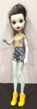 Monster High Doll Frankie Stein School Sprit Creepateria 2015 w/ OG shoes Mattel - £14.52 GBP