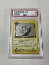 2000 Pokemon Team Rocket #11 Dark Magneton Holo 1st Edition PSA 7 - $74.80