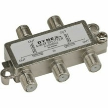 NEW Dynex DX-HZ705 4-Way Coaxial Cable Splitter cable satellite antenna 2050MHZ - £4.17 GBP