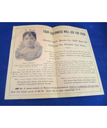 Pains Celery Compound Victorian brochure patent medicine Burlington Drug 1896 - $16.00