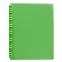 Marbig A4 Refillable 20P Insert Cover Display Book - Lime - £14.76 GBP