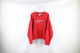 Vtg Y2K 2000 Womens XL Rose Bowl University of Wisconsin Football Sweatshirt Red - £38.66 GBP