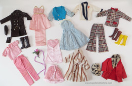 Vintage Barbie Clone Clothing Lot Fits Tressy, Tammy, other 11-12&quot; fashion dolls - £23.46 GBP