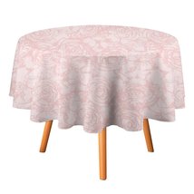 Vintage Floral Tablecloth Round Kitchen Dining for Table Cover Decor Home - £12.78 GBP+