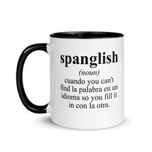 Generic Funny Coffee Mug - Spanglish Cuando You Can&#39;t Find La Palabra En Un Idio - $18.56+