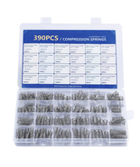 Stainless Steel Compression Springs Assortment Kit, 390 Pcs, 24 Sizes - $35.34 CAD