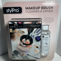 Makeup Brush Cleaner &amp; Dryer Kit With Batteries Cleans &amp; Drys StylPro - £22.69 GBP