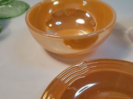 Fire King Peach Luster Trio Coffee Mug, Bowl and Saucer image 4