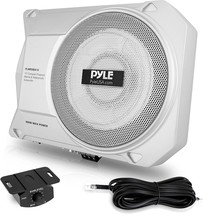 10-Inch Low-Profile Amplified Subwoofer System With Low And High, Plmrsba10. - £192.17 GBP