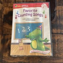 *New/Sealed*  Baby Genius: Favorite Counting Songs DVD + Bonus CD Sing-a... - $6.83