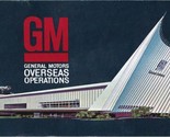 Vintage NY Worlds Fair 1964 ~ GM General Motors Brochure ~ Overseas Oper... - £5.44 GBP