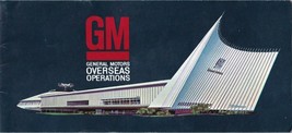 Vintage NY Worlds Fair 1964 ~ GM General Motors Brochure ~ Overseas Oper... - $6.88