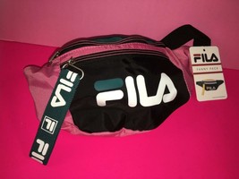 Unisex Men Women Fila Fanny Pack Waist Belt Bag Pink Black Crossbody - £11.70 GBP