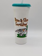Vtg Warner Bros. Studios 1998 Marvin the Martian Plastic 22oz. Coffee Mug Cup - £30.68 GBP