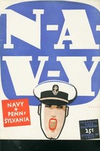 Navy v Pennsylvania Football Program October 30 1937- NCAA College RARE - $124.16