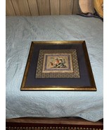 Vintage Chinese Silk Embroidery Art Framed - $60.78