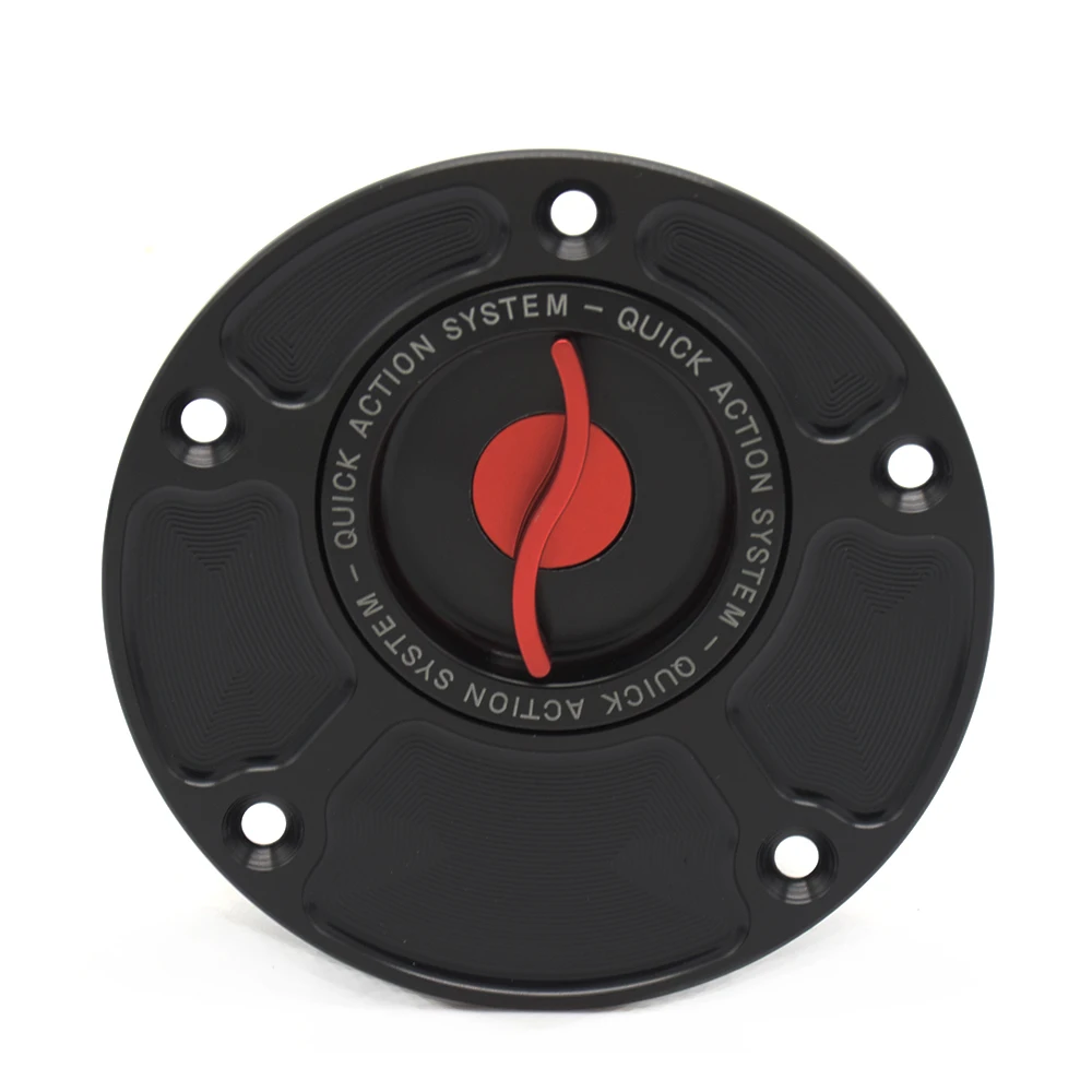 Motorcycle Racing Fuel Tank Caps Black Red YZF-R6 99-19 YZF-R6S 2006-2010 Yzf - £175.57 GBP