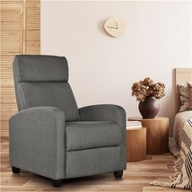 Modern Single Recliner Chair Upholstered Sofa With Pocket Spring Living Room - £156.10 GBP