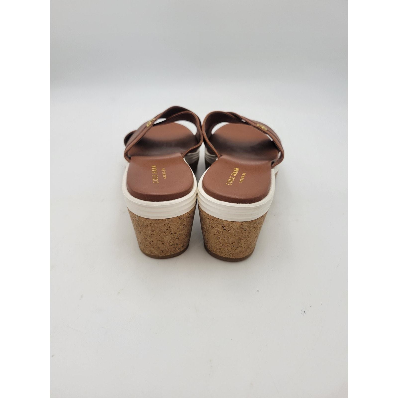 Cole Haan Briella Grand OS Brown Sandal Wedge Slide SZ 8 B Item image 10