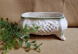 Genuine Capodimonte Cappelli Hand-Cut  Planter box holder. Italy 5×7 inch - £18.49 GBP