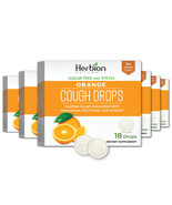 Herbion Naturals Cough Drops with Natural Orange Flavor, Sugar-Free - Pack of 6 - $19.99