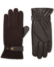 Isotoner Signature Leather Mens Lined Water-Repellent Gloves B4HP - £27.56 GBP+