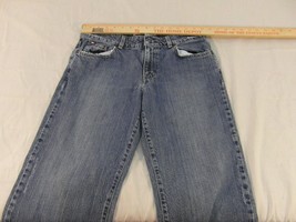 Tommy Hilfiger Low Waisted Medium Blue Wash Denim J EAN S Straight Leg Pants 30X24 - £13.42 GBP