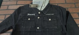 MEGADETH x PRIMITIVE Countdown Two-Fer Veste En Denim Noir~Jamais Portée... - $89.94