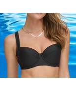 Dkny Women&#39;s Molded Underwire Bikini Top XL - Black RETAIL: $49.98 - €16,53 EUR