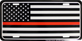 Thin Red Line (USA) License Plate - £9.44 GBP