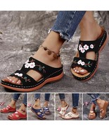Women Sandals Anti-Slip Summer Casual Orthopedic Open Toe Flats Beach Sh... - $18.69 CAD+