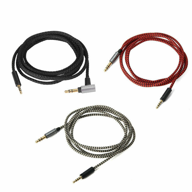 Replace nylon Audio Cable For Sennheiser HD 400S headphones  			
