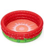 H2OGO! Bestway Sweet Strawberry Pool - 66&quot; x H15 - Inflatable 3-Ring Pla... - $548.27 MXN
