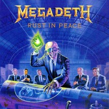 MEGADETH Rust in Peace BANNER 2x2 Ft Fabric Poster Tapestry Flag album cover art - $22.00