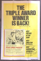 *FIVE EASY PIECES (1970) US One-Sheet INSCRIBED BY OSCAR WINNER KAREN BLACK - £137.84 GBP