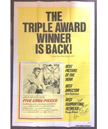 *FIVE EASY PIECES (1970) US One-Sheet INSCRIBED BY OSCAR WINNER KAREN BLACK - $175.00