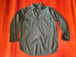 Mens Cabelas Long Sleeve North American Fishing Club Member Patch Size L... - $16.63