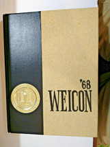 68 weicon 1968 Conrad Weiser High School Annual Yearbook Robesonia PA - £11.80 GBP