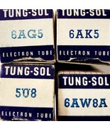 Tung-Sol Electron Tubes Lot Of 4 In Box Untested Vintage Electronics ELE... - €51,74 EUR