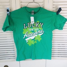 St. Patrick&#39;s Day &quot;Lucky to be this Awesome&quot; T-Shirt Size Woman’s Extra Large - £7.50 GBP