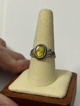 Sterling Silver Canadian Ammolite Ring Size 9 NWOT - £43.85 GBP