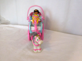 Fisher Price Little People Princess Mia and Royal Coach Carriage Horse + Rapunze - £10.19 GBP