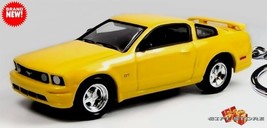 Rare Htf Key Chain Ring Yellow Black Ford Mustang Gt New Custom Limited Edition - $38.98