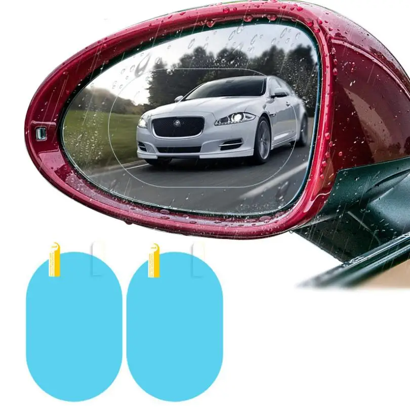 2pcs car rearview mirror anti water film sticker for land rover lr4 lr3 lr2 range rover thumb200