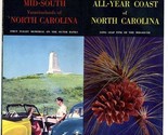 1950&#39;s Coastal and Mid South Vacationlands of North Carolina Brochure - £14.01 GBP