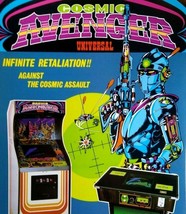 Cosmic Avenger Arcade Flyer Universal Original 1981 Space Age Promo 8.5&quot; x 11&quot; - £71.92 GBP