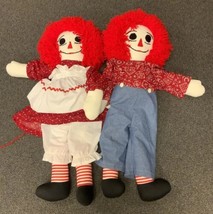 Raggedy Ann and Andy Dolls Homemade 36” Tall - £44.36 GBP