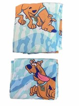 Vintage Cartoon Network Scooby-Doo Twin Sheet  2001 Dan River 2 Piece No... - £21.98 GBP