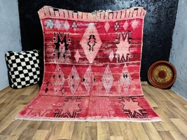 Atlas vintage wool carpet in so amazing colors and berber boho design  - £223.81 GBP