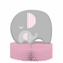 Little Peanut Girl Honeycomb Centerpiece Pink Elephant Baby Shower - £5.05 GBP